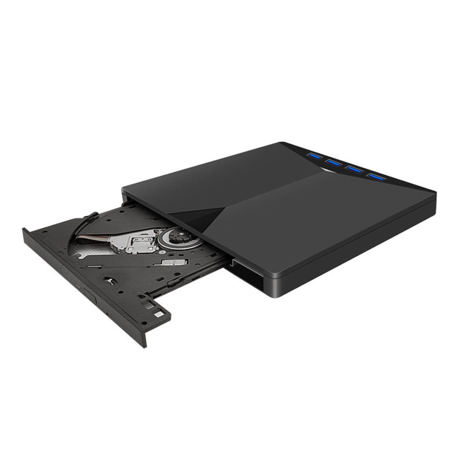7-in-1 Plug-&play External Cd Dvd Drive Pc Laptop Burner Reader