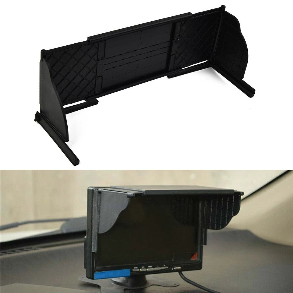 Car 8-inch Gps Navigation Sun Shade Cover Visor Radio Screen Hood