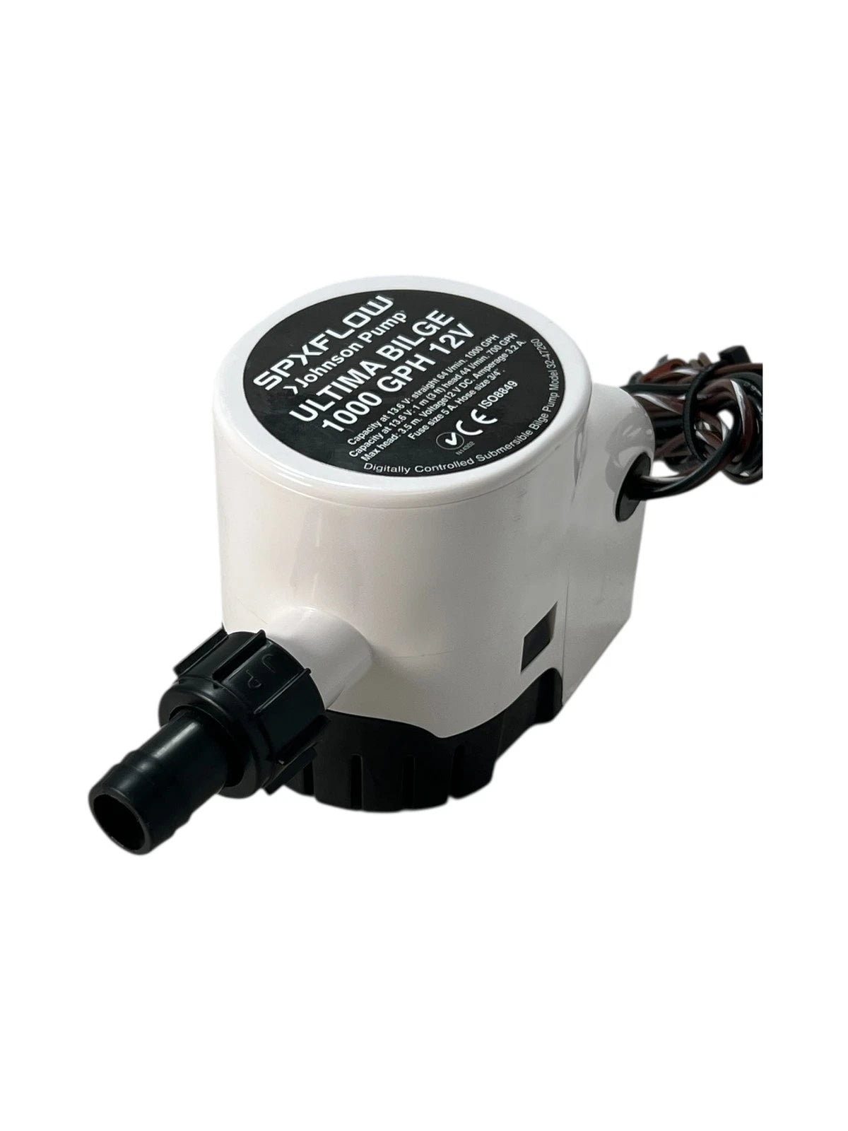 Johnson Pump, Spx Flow Ultima Bilge Pump, 1000gph, 12V, New, (No