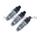 3x Fuel Injectors For Kubota Rtv900t Zd321 Zd221 | Hook & Hull Co