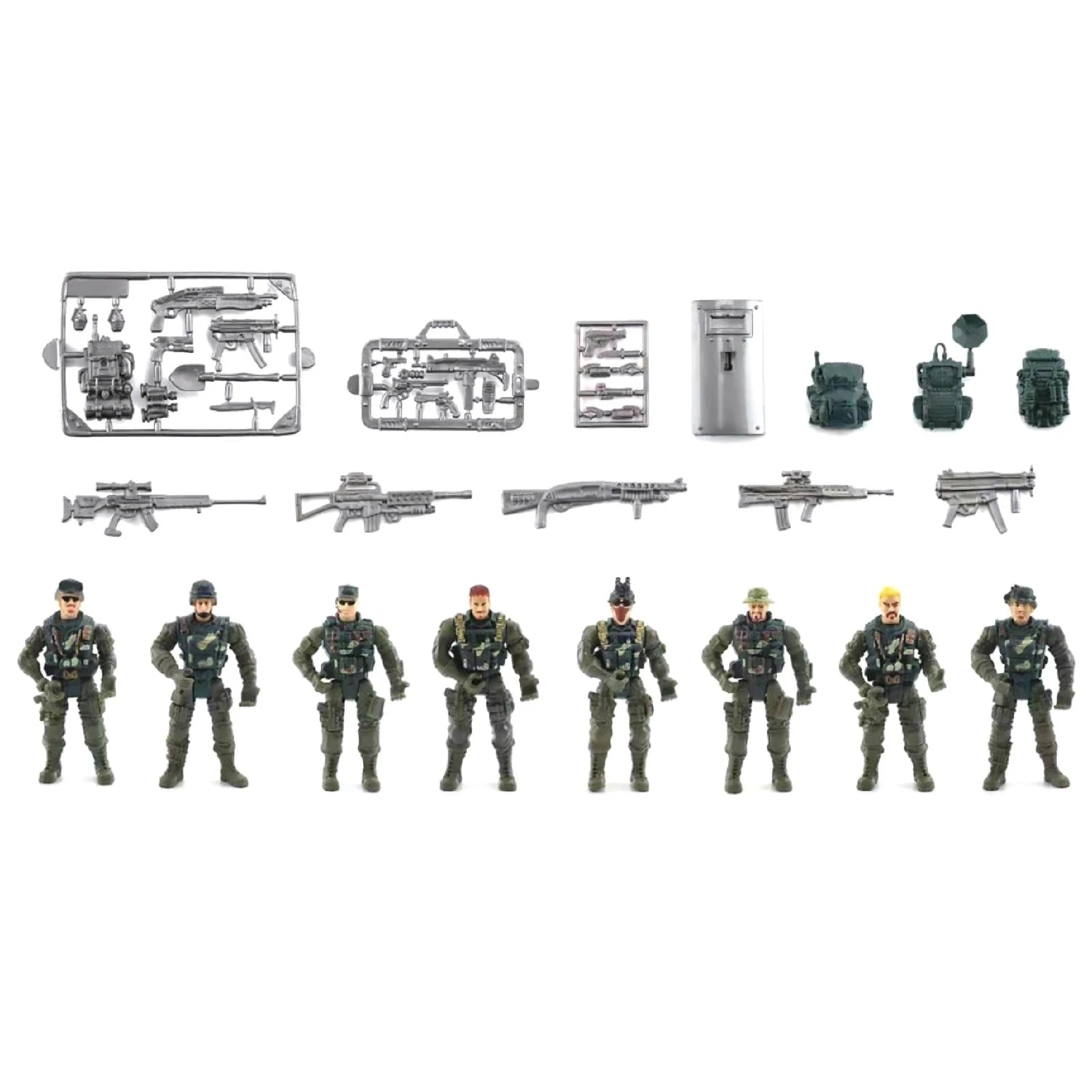 Swat Military Army Toys For Kids Movable Joints Military Soldiers Toy