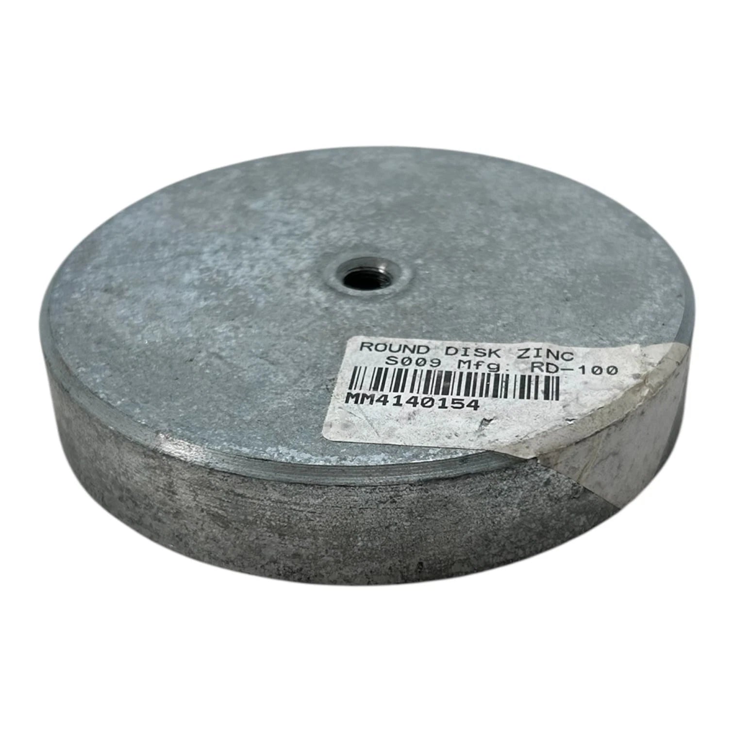Zimar Rd-100, Marine Round Disk Zinc Anode 3 7/8''