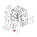 Glass Fya00001498 Fits John Deere 130g 160glc