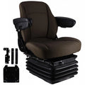 Sr8302022 Sears Mid Back Seat, Brown Fabric W/ Air Suspension Fits