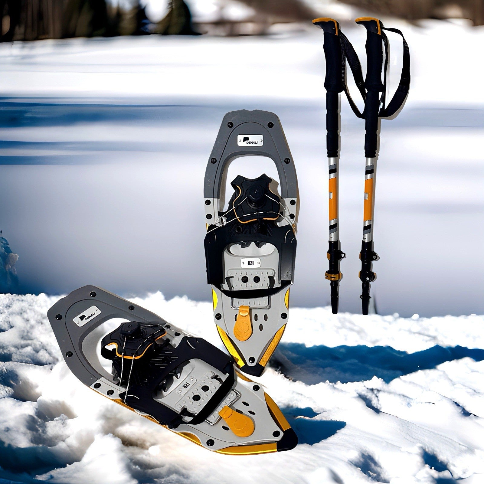 Denali Sawtooth Spin Snowshoes 8x21 by Denali