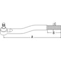 Tie Rod 302643a1 Fits Case Mx180 Mx200 Mx210 Mx220 Mx230