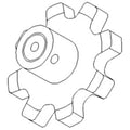 Sprocket 9863030 Fits White/oliver/m<wbr/>inneapolis Moline 8800 8900