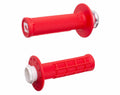 Odi Micro X Lock On Grips Half Waffle Red/black For