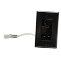 Wall Outlet Box Boat Black 120V Type-B Plugs