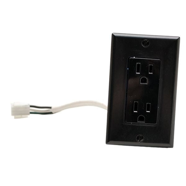 Wall Outlet Box Boat Black 120V Type-B Plugs