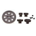 64t Spur Differential Gear+ 17-29t Motor For Hsp 1/10 94111 94123 Rc