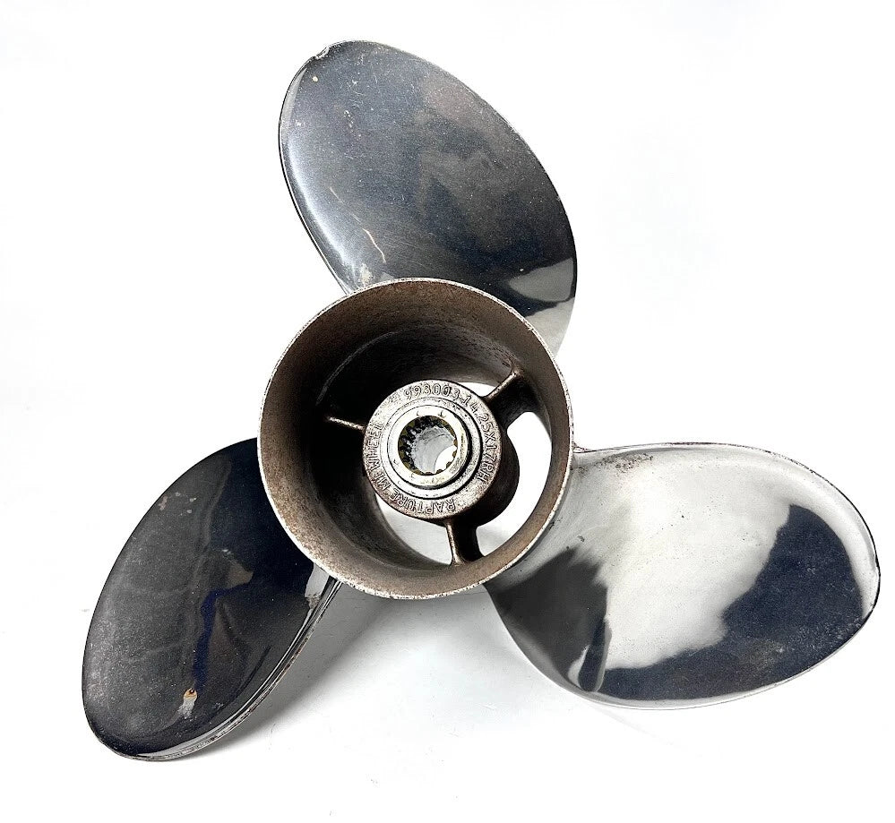 Michigan Wheel 3 X 14 1/4 X 17p Rh, Rapture, Ss Propeller, (Damaged),