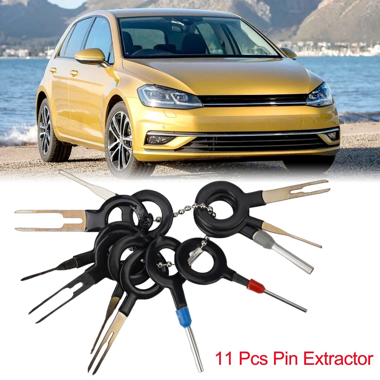 Tool Kit Car Terminal Removal Tool Terminal Back Needle Tool 1 Set/11