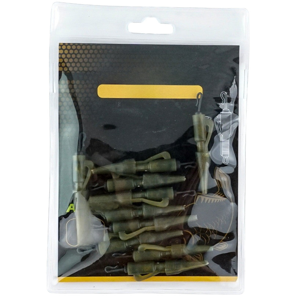 Green ABS Carp Sinker Clips 7.5cm Fishing