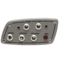 Tahoe Boat Toggle Switch Panel | 1950 Bilge Blower Lights Silver