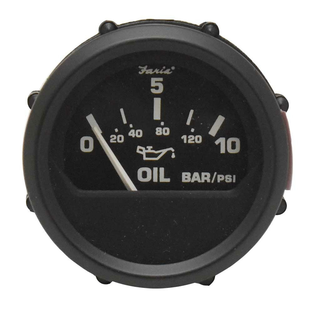 Faria Boat 10 BAR Oil Pressure Gauge GP9513B by Faria