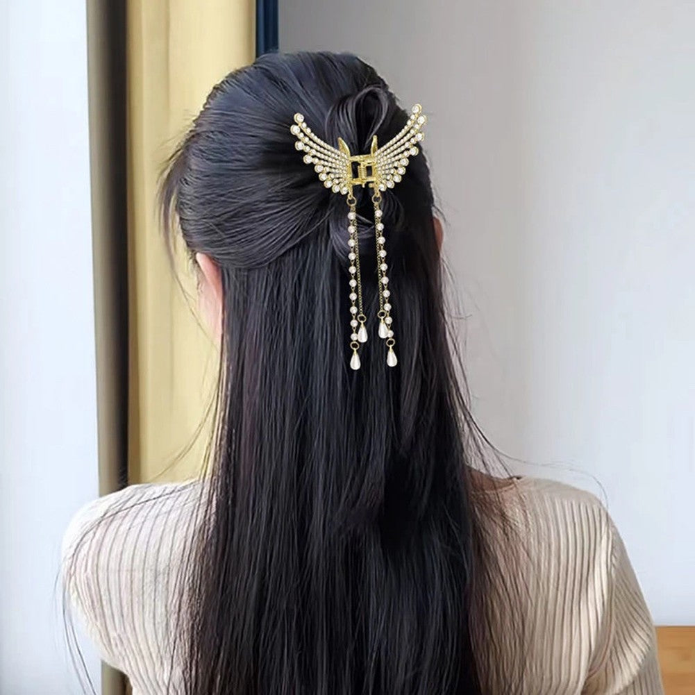 Butterfly Tassel Hair Clip