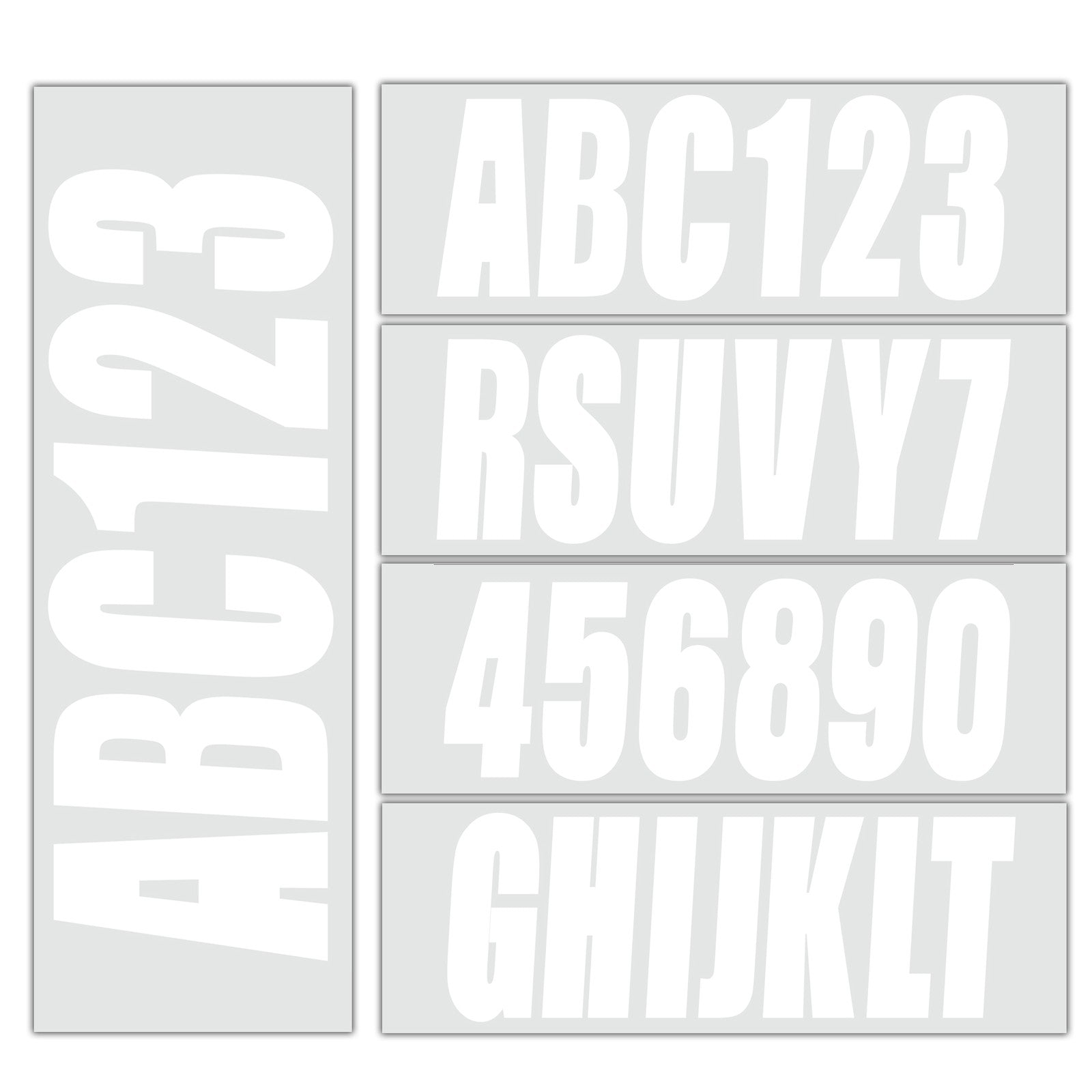 Boat PWC ID Numbers Decals Registration Stickers