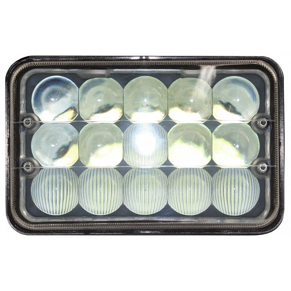 Led Work Light - 60W Rectangular Flood Beam Fits Case Ih 9230 9240