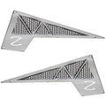 Stratos Boat Hatch Piano Hinges 2 x 12 Inch Aluminum by Stratos
