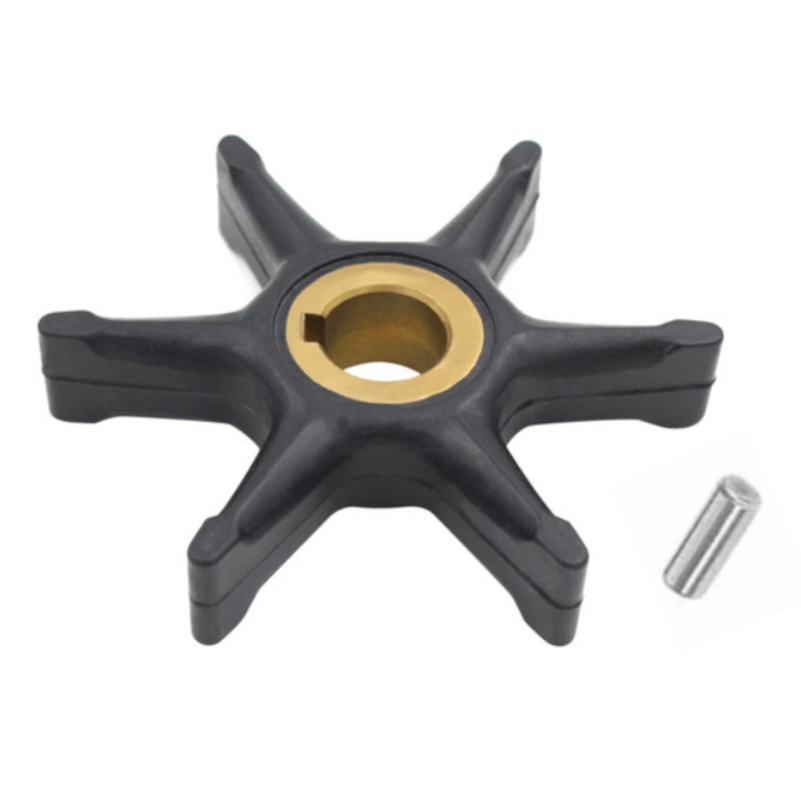 Water Pump Impeller With Key For Johnson Evinrude Omc 10/15/18/20/25