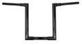 Burly Brand Jason Bar 14in Gloss Black - Fits Harley Davidson Fltrx &