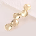 Gold Retro Hair Clip Portable Design
