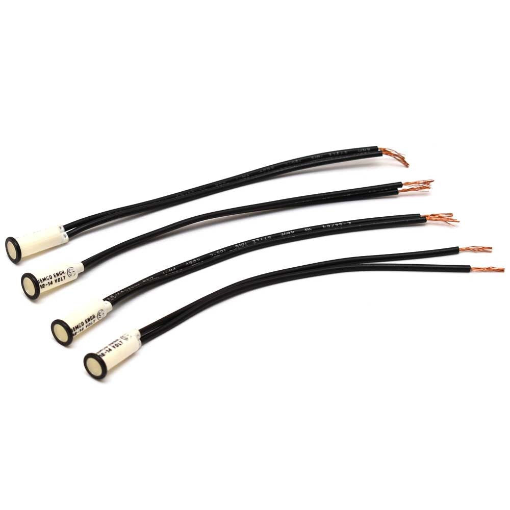 Boat Indicator Lights 12 Volt Yellow Set of 4