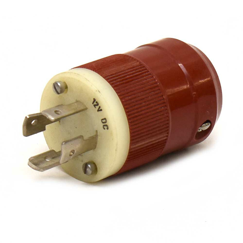 Boat Trolling Charger Plug 12V Red by Marinco