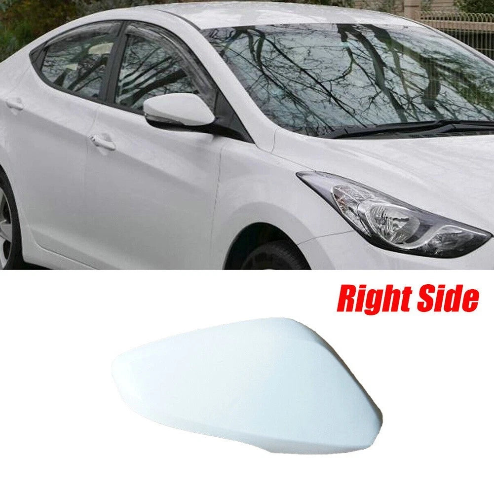 1pcs White Car Passenger Right Side Rear Mirror Cover For Hyundai