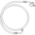 70262125 New Evaporator To Compressor Line Fits Allis Chalmers 7000