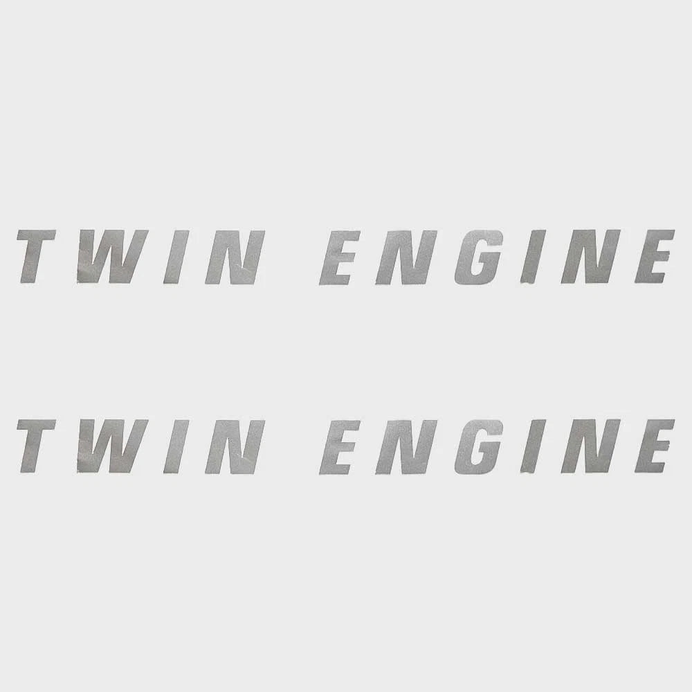 Yamaha Boat Decals F0r-u417t-00 | Twin Engine 18 Inch Silver (Pair)