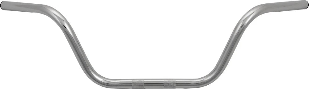 Harddrive 1 Inch Buckhorn Handlebars With 7 Inch Rise Chrome For