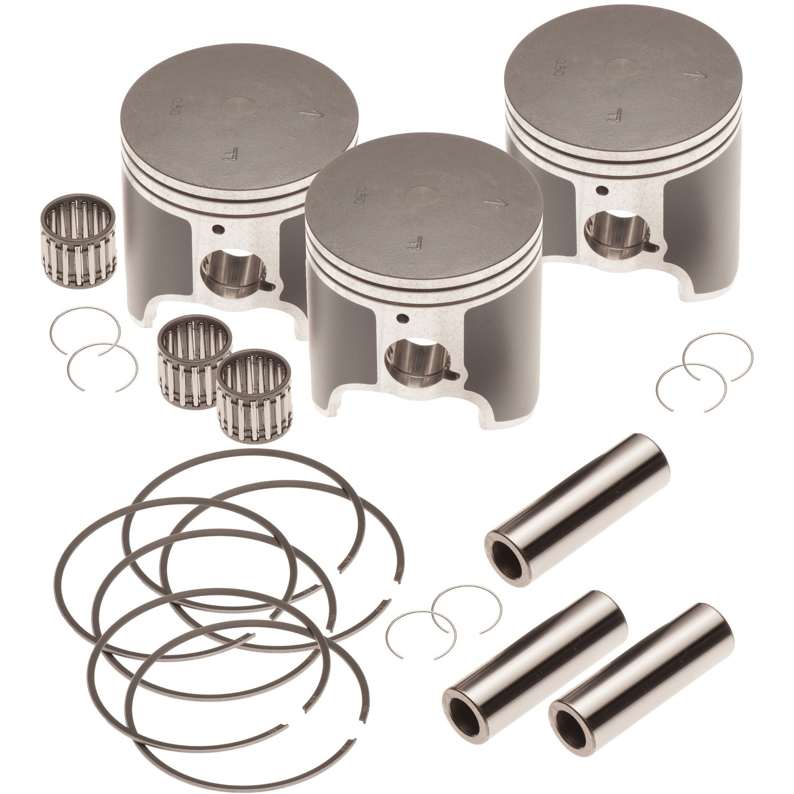 Triple Piston Kit for Yamaha Non-Power Valve GP XL SUV by Yamaha