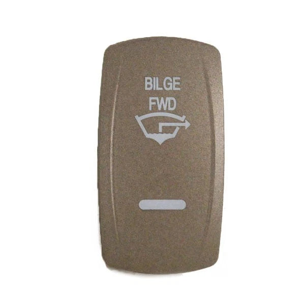 Carling Boat Contura V Rocker Switch Actuator | Bilge Fwd Pewter