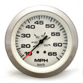 Teleflex Boat Speedometer Gauge 59713 | Lido 3 1/4 Inch Silver WhiteOp
