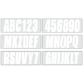 Boat Registration Number Stickers Decals White