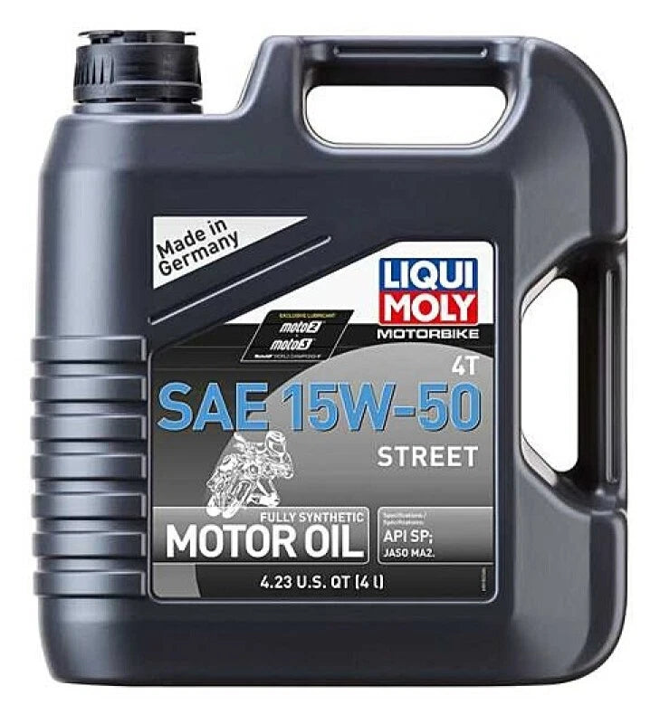 Liqui Moly 4l Motorbike 4t Sae 15w50 Street (Case Of 4)