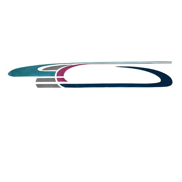 Graphic Decal Rinker Teal Blue