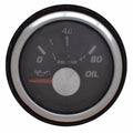 Faria Marine Oil Gauge Lund Boats Black by Faria