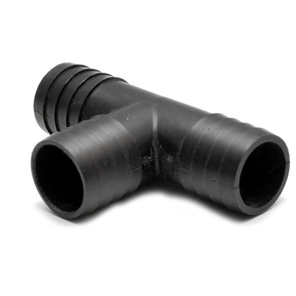 Tracker Boat Tee Hose Fitting Black 1 1/8 Inch 3-Way by Tracker