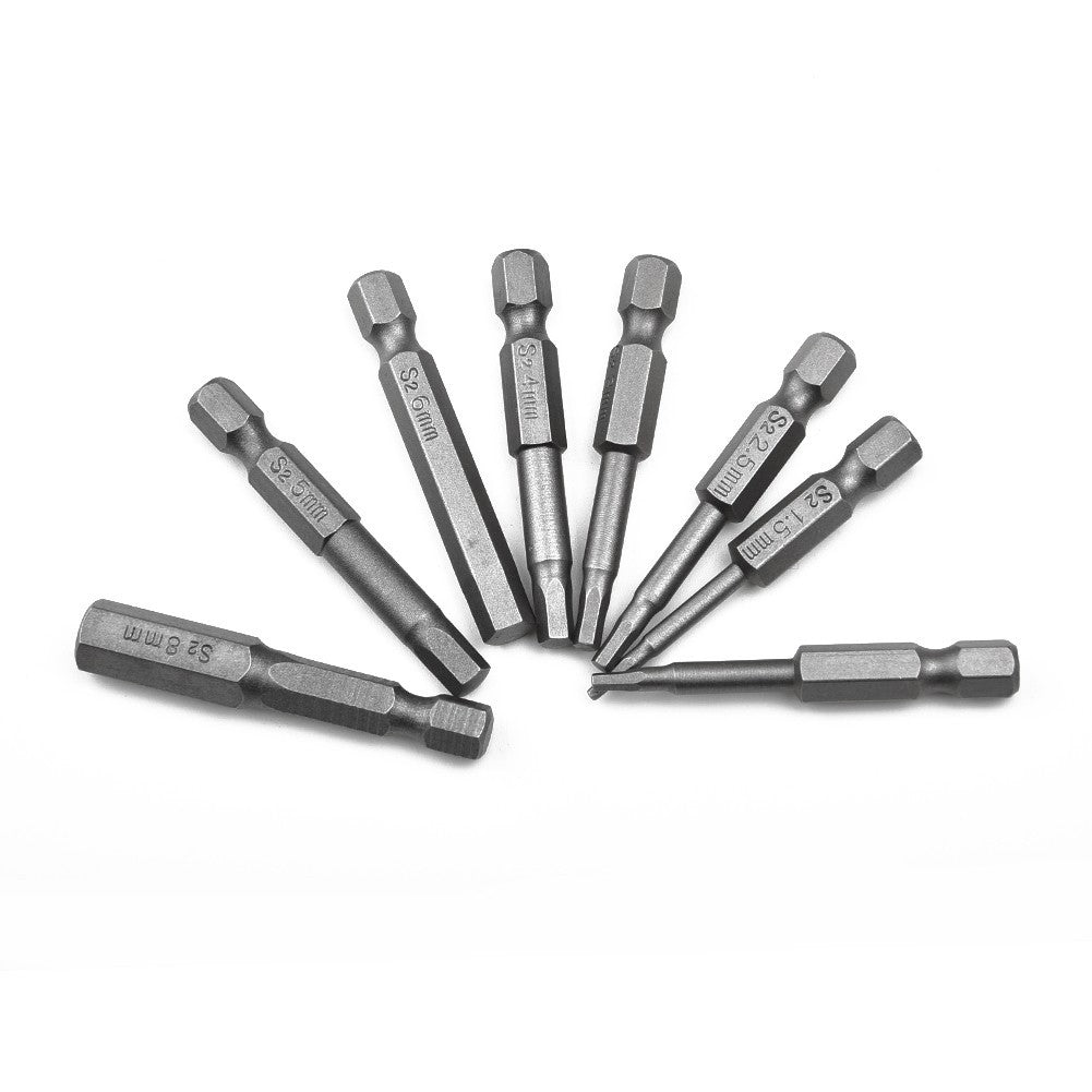 Screwdriver Bit Drill 50mm Silver