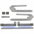 Supra Boat Flip Up Rear Seat Kit LED Lit Aluminum by Supra