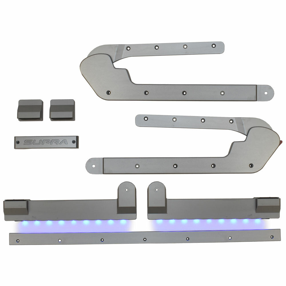 Supra Boat Flip Up Rear Seat Kit LED Lit Aluminum by Supra