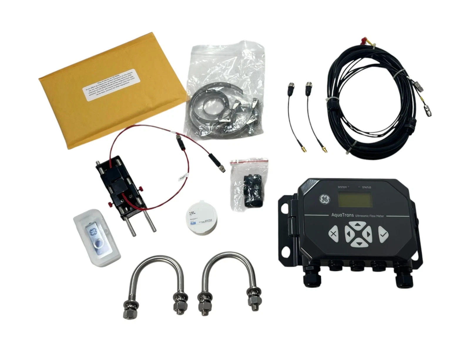 Ge Aquatrans At600 Ultrasonic Flow Meter For Liquids Kit, W/ Software