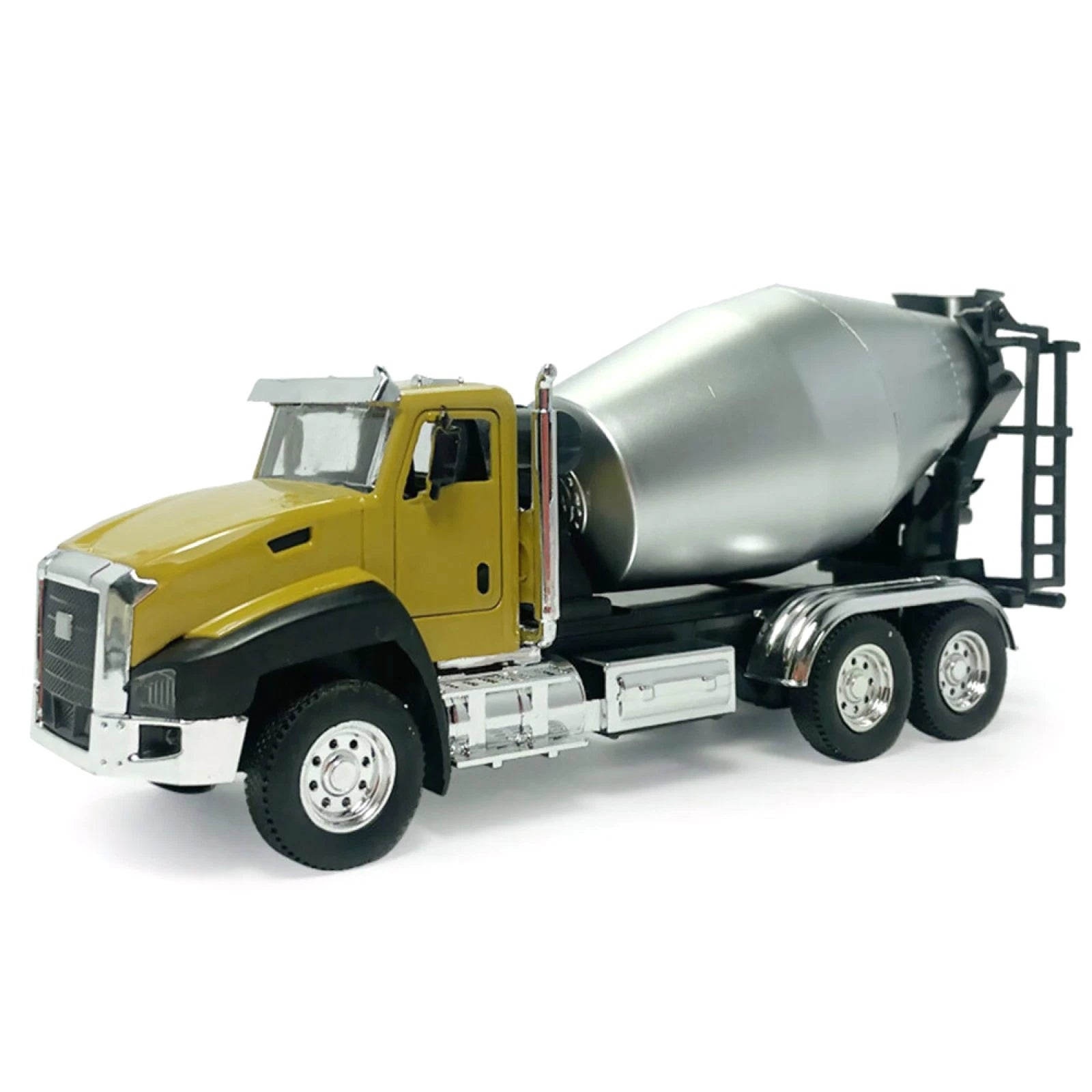 1:50 Pull Back Cement Mixer Truck Construction Model Car Diecast Kids
