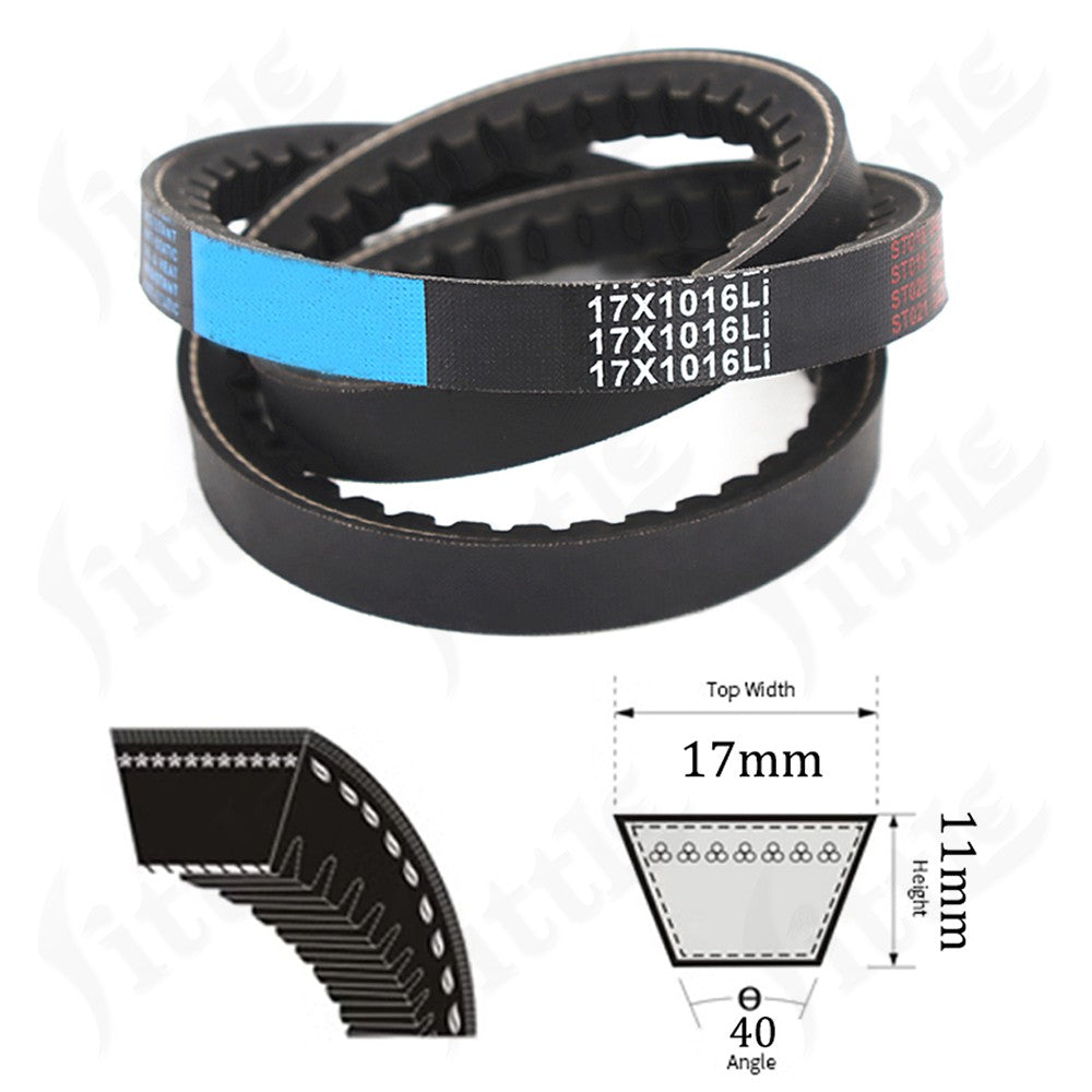 Toothed Roller Drive Belt 17X V Belt