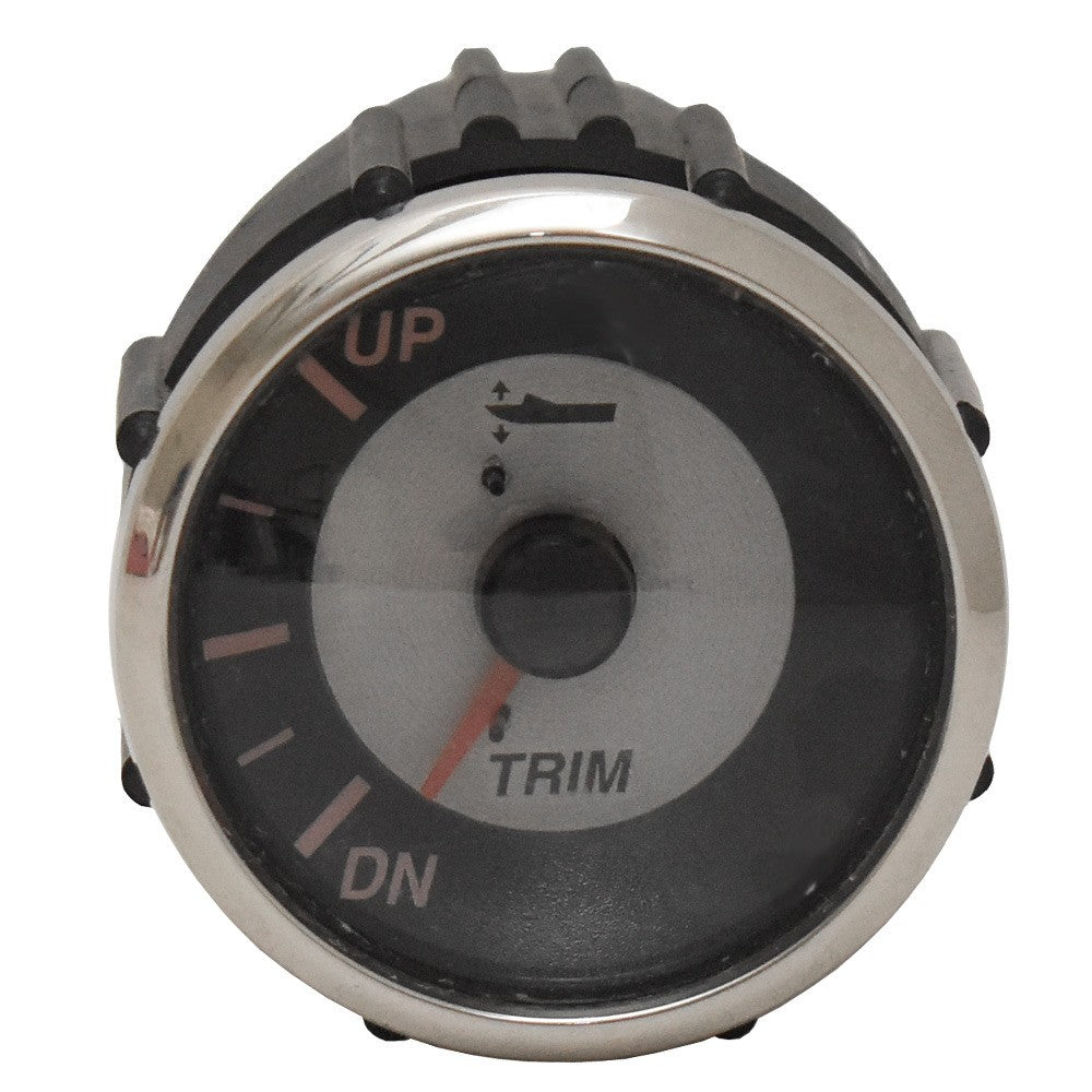Faria Boat Trim Gauge GBC615A | Honda 2 Inch Black Silver by Faria