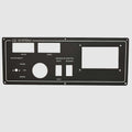 Tiara Boat Blank Generator Dash Panel Black by Tiara