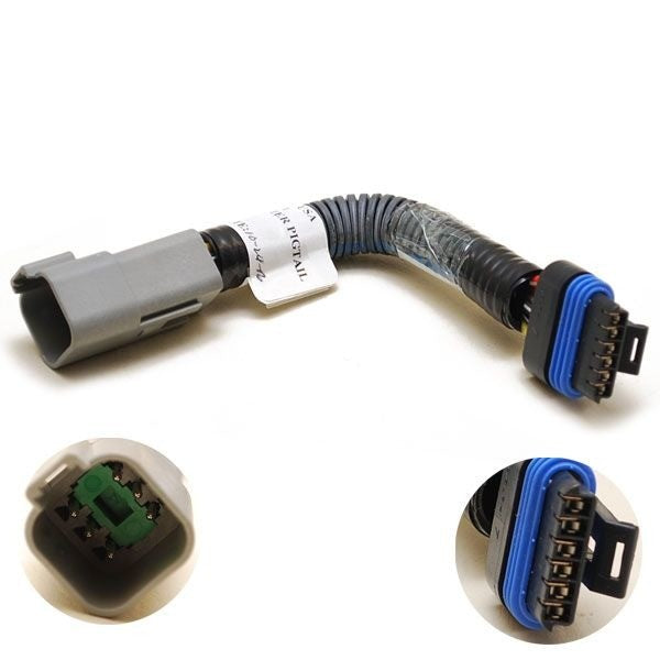 Gauge Adapter Plug 6 Pin 7 1/2 Inch Black by Mastercraft